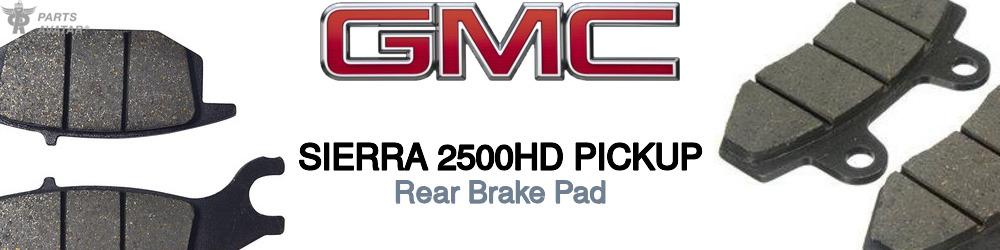 GMC Sierra 2500HD Rear Brake Pad