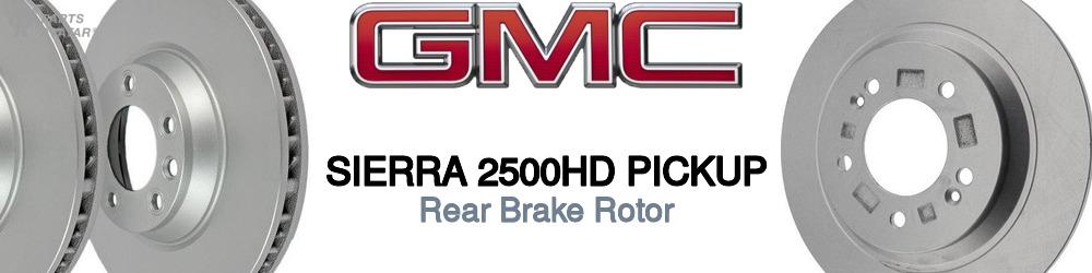 GMC Sierra 2500HD Rear Brake Rotor