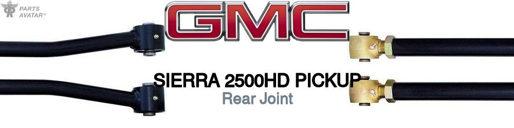Discover Gmc Sierra 2500hd pickup Rear Joints For Your Vehicle