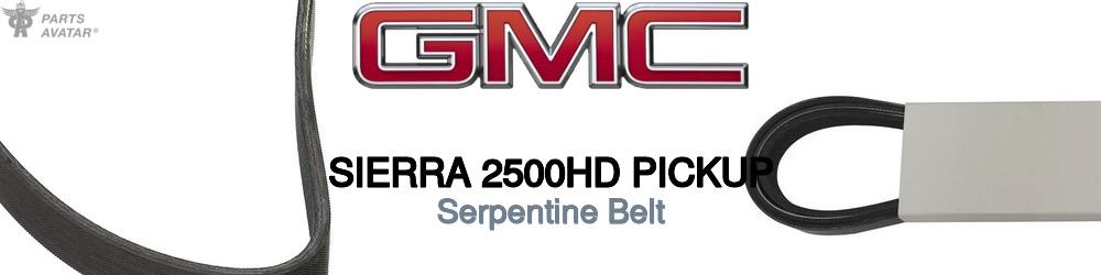 Discover Gmc Sierra 2500hd pickup Serpentine Belts For Your Vehicle