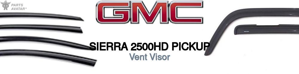 Discover Gmc Sierra 2500hd pickup Visors For Your Vehicle