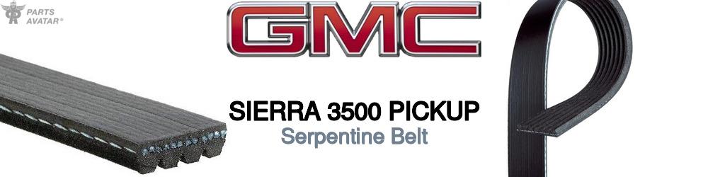 Discover Gmc Sierra 3500 pickup Serpentine Belts For Your Vehicle