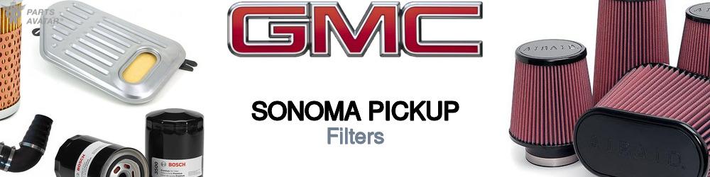 Discover Gmc Sonoma pickup Car Filters For Your Vehicle