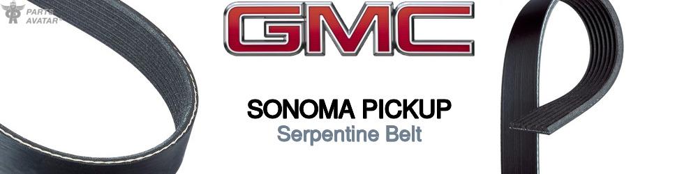 Discover Gmc Sonoma pickup Serpentine Belts For Your Vehicle