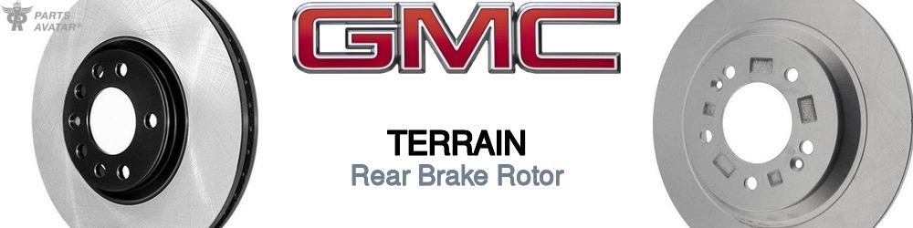 Discover Gmc Terrain Rear Brake Rotors For Your Vehicle