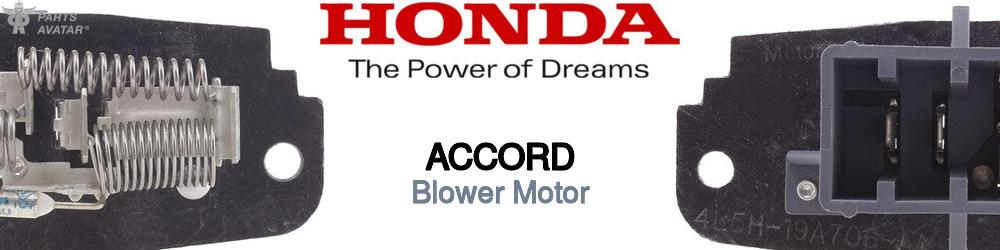 Discover Honda Accord Blower Motors For Your Vehicle