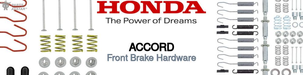 Honda Accord Front Brake Hardware