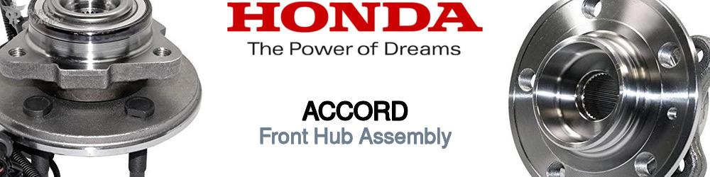 Discover Honda Accord Front Hub Assemblies For Your Vehicle
