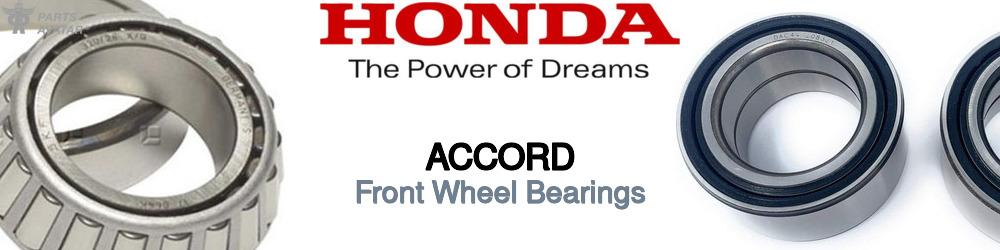 Discover Honda Accord Front Wheel Bearings For Your Vehicle