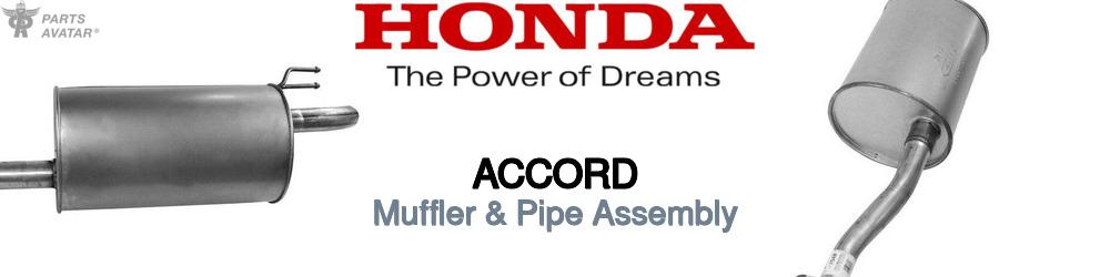 Discover Honda Accord Muffler and Pipe Assemblies For Your Vehicle