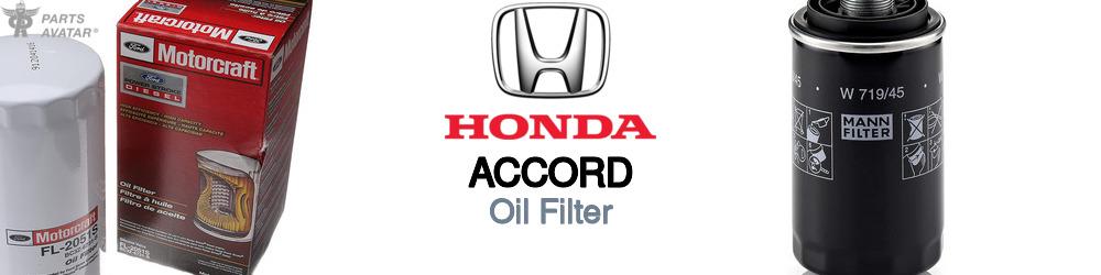 Honda Accord Oil Filter