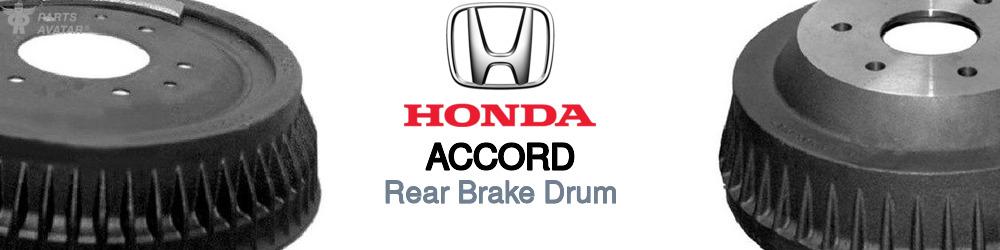 Discover Honda Accord Rear Brake Drum For Your Vehicle