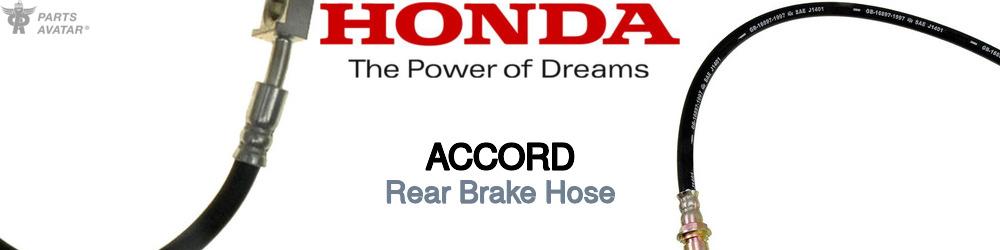 Discover Honda Accord Rear Brake Hoses For Your Vehicle
