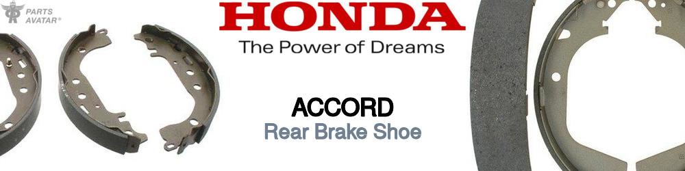Discover Honda Accord Rear Brake Shoe For Your Vehicle