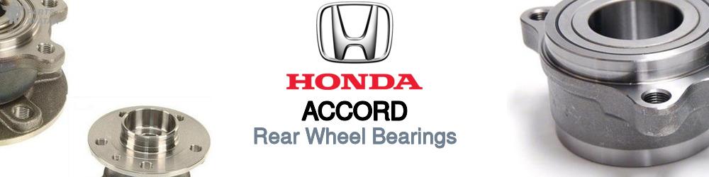 Discover Honda Accord Rear Wheel Bearings For Your Vehicle