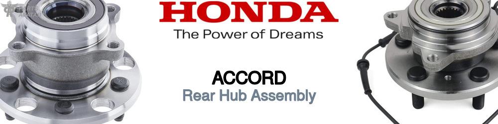Discover Honda Accord Rear Hub Assemblies For Your Vehicle