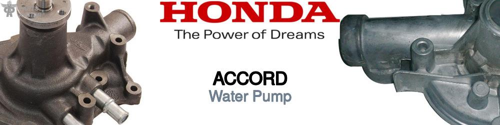 Discover Honda Accord Water Pumps For Your Vehicle