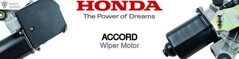 Discover Honda Accord Wiper Motors For Your Vehicle