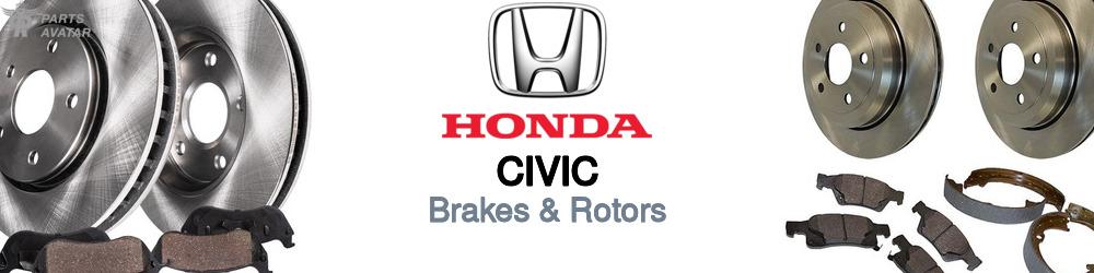 Honda Civic Brakes & Rotors | PartsAvatar