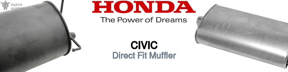Honda Civic Direct Fit Muffler