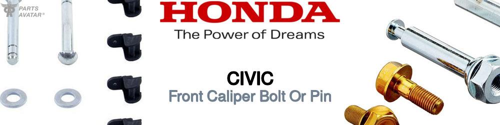 Honda Civic Front Caliper Bolt Or Pin