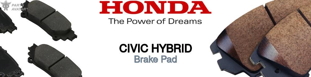 Discover Honda Civic hybrid Brake Pads For Your Vehicle