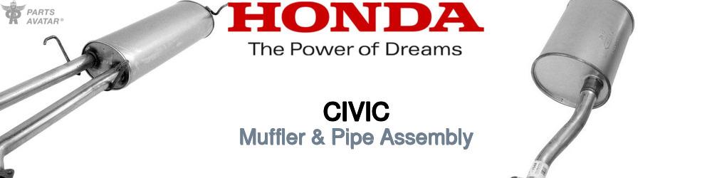 Honda Civic Muffler & Pipe Assembly
