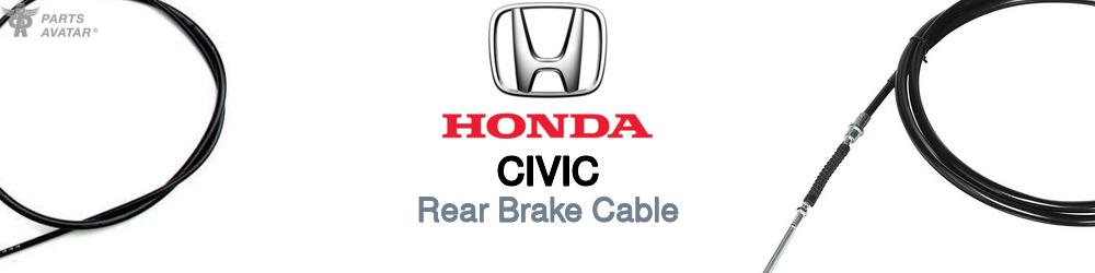 Discover Honda Civic Rear Brake Cable For Your Vehicle