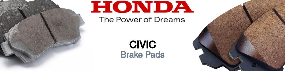 Honda Civic Brake Pads | PartsAvatar