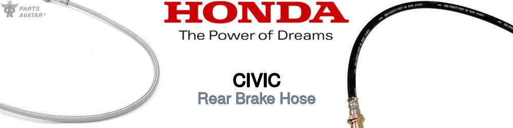 Discover Honda Civic Rear Brake Hoses For Your Vehicle