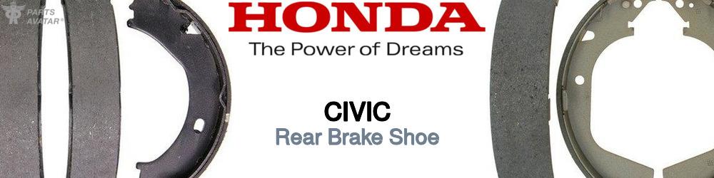 Discover Honda Civic Rear Brake Shoe For Your Vehicle
