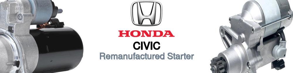 Discover Honda Civic Starter Motors For Your Vehicle