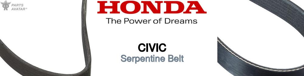 Discover Honda Civic Serpentine Belts For Your Vehicle