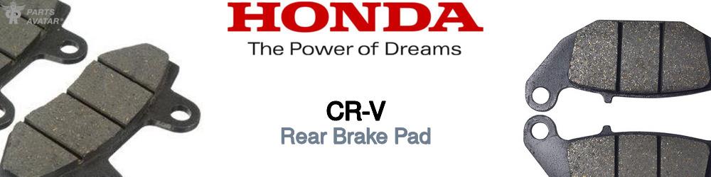 Discover Honda Cr-v Rear Brake Pads For Your Vehicle