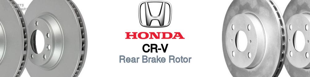 Discover Honda CR-V Rear Brake Rotor For Your Vehicle