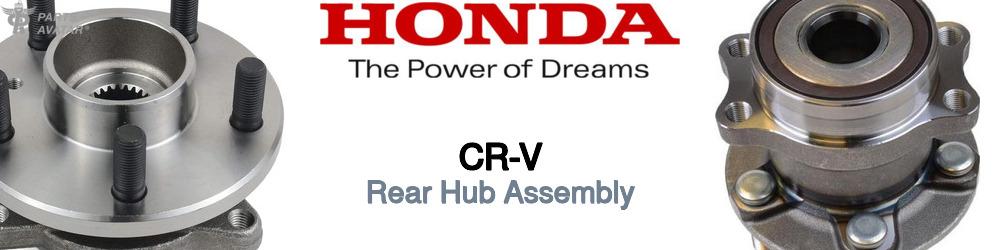Discover Honda Cr-v Rear Hub Assemblies For Your Vehicle