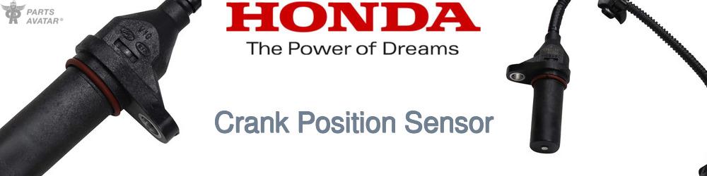 Discover Honda Crank Position Sensors For Your Vehicle
