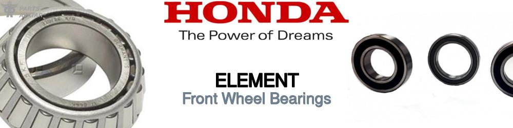 Honda Element Front Wheel Bearings