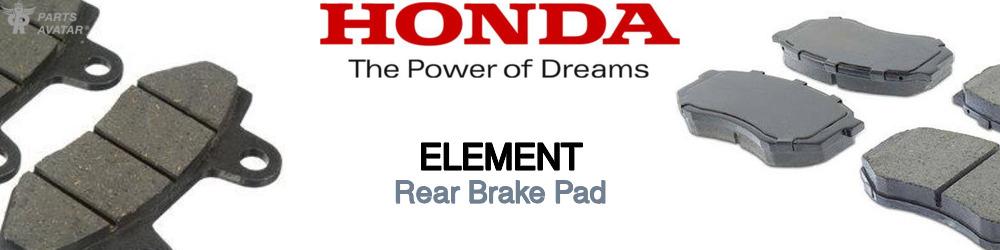 Honda Element Rear Brake Pad