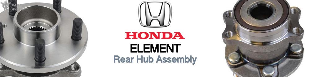 Discover Honda Element Rear Hub Assemblies For Your Vehicle
