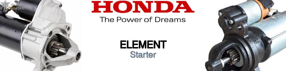 Discover Honda Element Starters For Your Vehicle