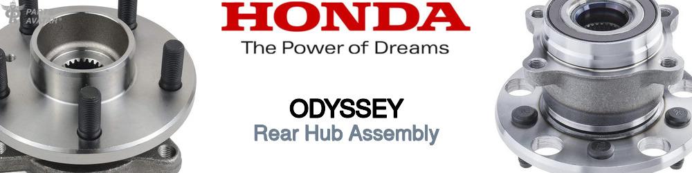 Discover Honda Odyssey Rear Hub Assemblies For Your Vehicle