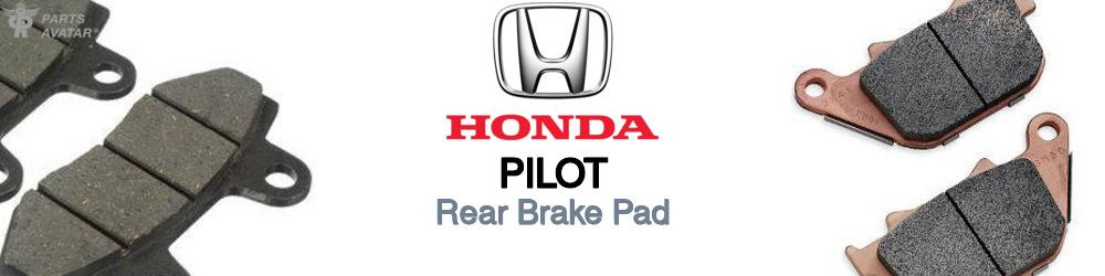 Discover Honda Pilot Rear Brake Pads For Your Vehicle