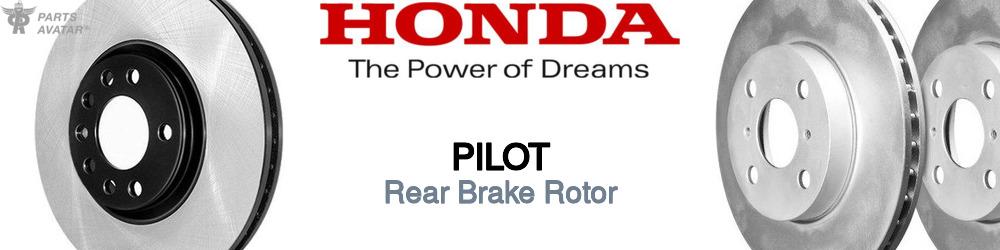 Discover Honda Pilot Rear Brake Rotors For Your Vehicle