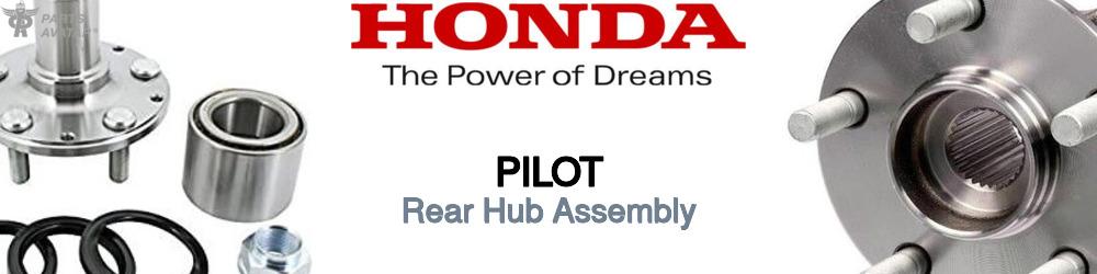Discover Honda Pilot Rear Hub Assemblies For Your Vehicle