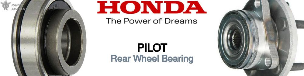 Discover Honda Pilot Rear Wheel Bearings For Your Vehicle