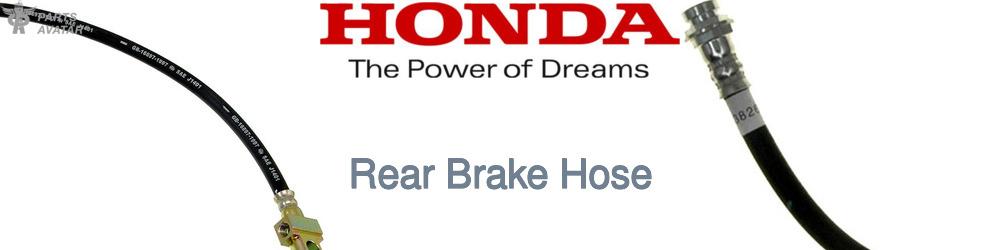 Discover Honda Rear Brake Hoses For Your Vehicle