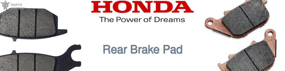 Discover Honda Rear Brake Pads For Your Vehicle
