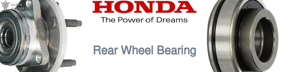 Discover Honda Rear Wheel Bearings For Your Vehicle