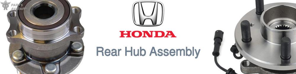 Discover Honda Rear Hub Assemblies For Your Vehicle